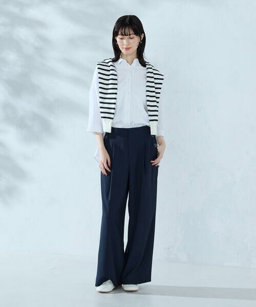 COMME CA ISM / コムサイズム その他パンツ | 麻調ストレッチ マリンパンツ | 詳細2