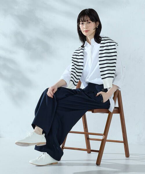 COMME CA ISM / コムサイズム その他パンツ | 麻調ストレッチ マリンパンツ | 詳細5