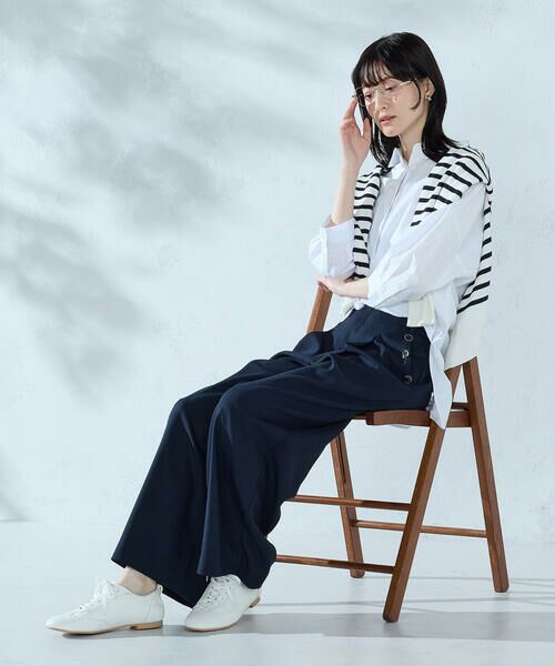 COMME CA ISM / コムサイズム その他パンツ | 麻調ストレッチ マリンパンツ | 詳細6