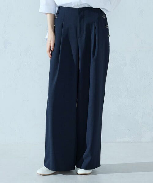 COMME CA ISM / コムサイズム その他パンツ | 麻調ストレッチ マリンパンツ | 詳細7