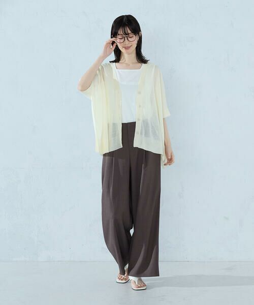 COMME CA ISM / コムサイズム その他パンツ | 麻調ストレッチ マリンパンツ | 詳細9