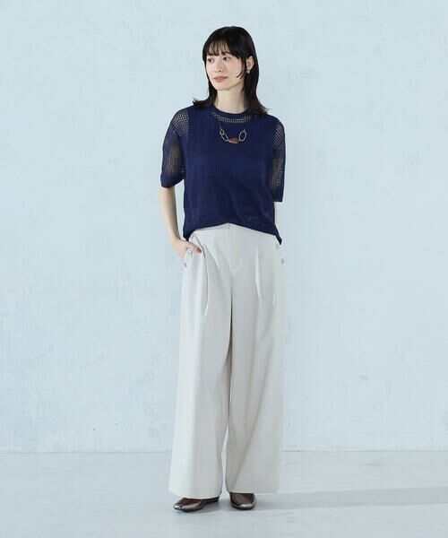 COMME CA ISM / コムサイズム その他パンツ | 麻調ストレッチ マリンパンツ | 詳細14