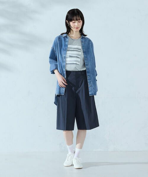 COMME CA ISM / コムサイズム ショート・ハーフ・半端丈パンツ | コットンナイロンウェザー ハーフパンツ | 詳細3