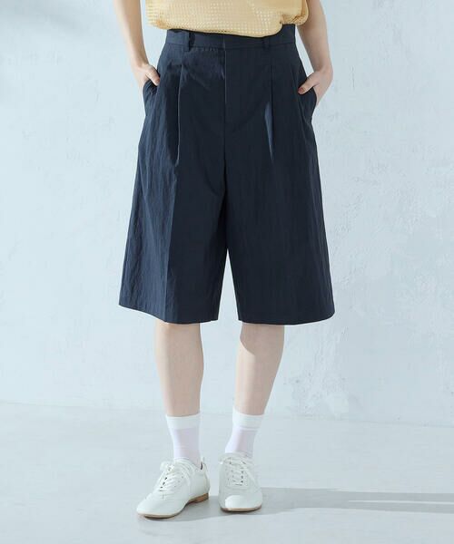 COMME CA ISM / コムサイズム ショート・ハーフ・半端丈パンツ | コットンナイロンウェザー ハーフパンツ | 詳細4