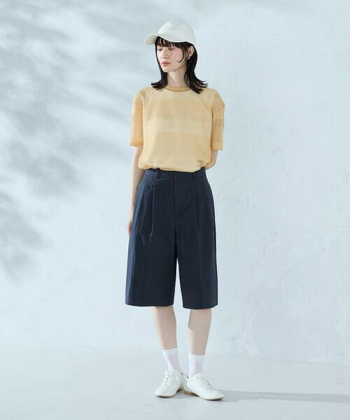 COMME CA ISM / コムサイズム ショート・ハーフ・半端丈パンツ | コットンナイロンウェザー ハーフパンツ | 詳細2