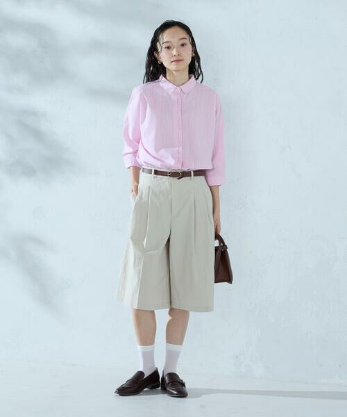 COMME CA ISM / コムサイズム ショート・ハーフ・半端丈パンツ | コットンナイロンウェザー ハーフパンツ | 詳細6
