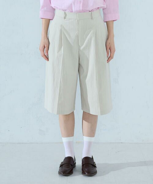 COMME CA ISM / コムサイズム ショート・ハーフ・半端丈パンツ | コットンナイロンウェザー ハーフパンツ | 詳細13