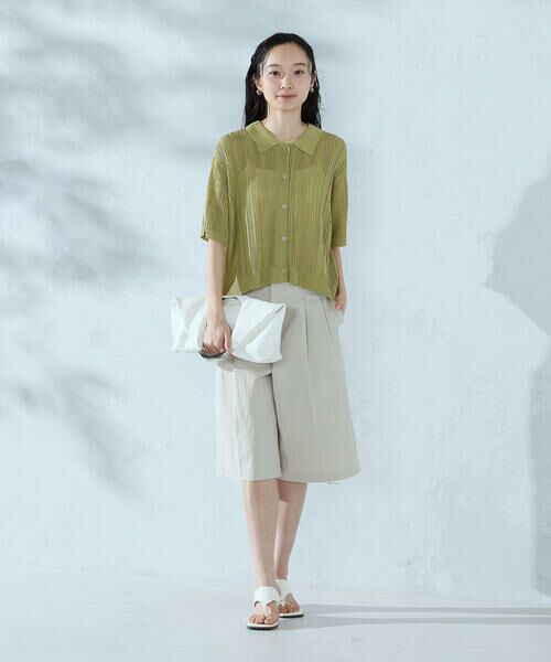 COMME CA ISM / コムサイズム ショート・ハーフ・半端丈パンツ | コットンナイロンウェザー ハーフパンツ | 詳細9