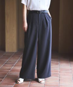 COMME CA ISM / コムサイズム その他パンツ | リネンライクインタックワイドパンツ / セットアップ対応