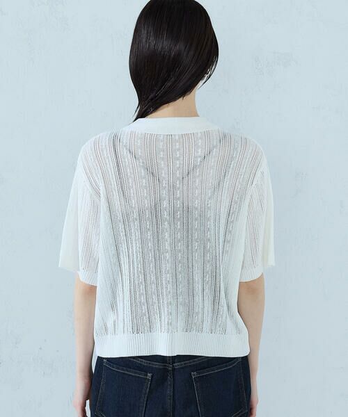 COMME CA ISM / コムサイズム ニット・セーター | 【ウォッシャブル】メッシュ ニットシャツ | 詳細12