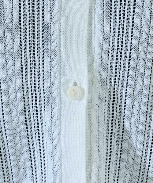 COMME CA ISM / コムサイズム ニット・セーター | 【ウォッシャブル】メッシュ ニットシャツ | 詳細16