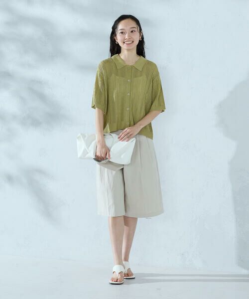 COMME CA ISM / コムサイズム ニット・セーター | 【ウォッシャブル】メッシュ ニットシャツ | 詳細23