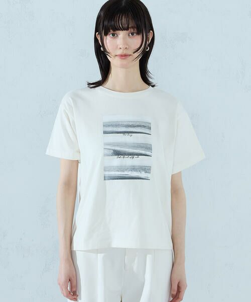 COMME CA ISM / コムサイズム カットソー | フォトプリント Tシャツ | 詳細5