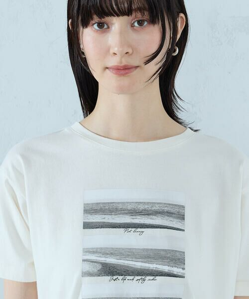 COMME CA ISM / コムサイズム カットソー | フォトプリント Tシャツ | 詳細8