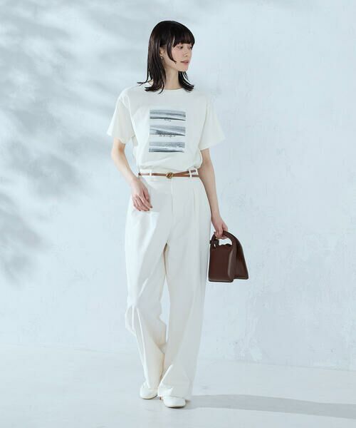 COMME CA ISM / コムサイズム カットソー | フォトプリント Tシャツ | 詳細2