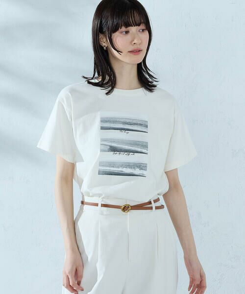 COMME CA ISM / コムサイズム カットソー | フォトプリント Tシャツ | 詳細3