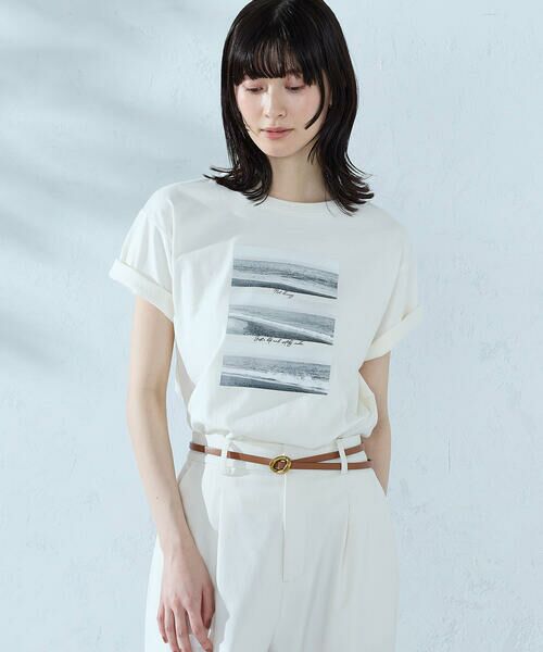 COMME CA ISM / コムサイズム カットソー | フォトプリント Tシャツ | 詳細4