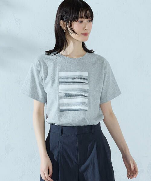 COMME CA ISM / コムサイズム カットソー | フォトプリント Tシャツ | 詳細15