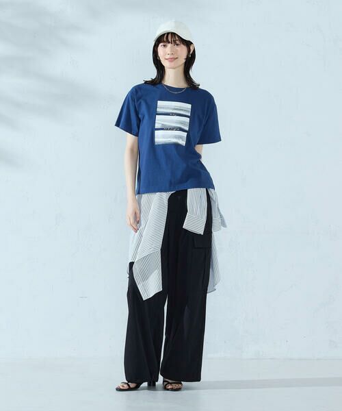 COMME CA ISM / コムサイズム カットソー | フォトプリント Tシャツ | 詳細21