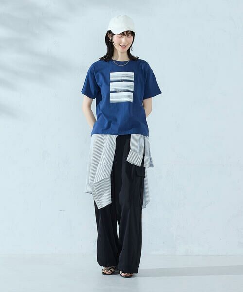 COMME CA ISM / コムサイズム カットソー | フォトプリント Tシャツ | 詳細22