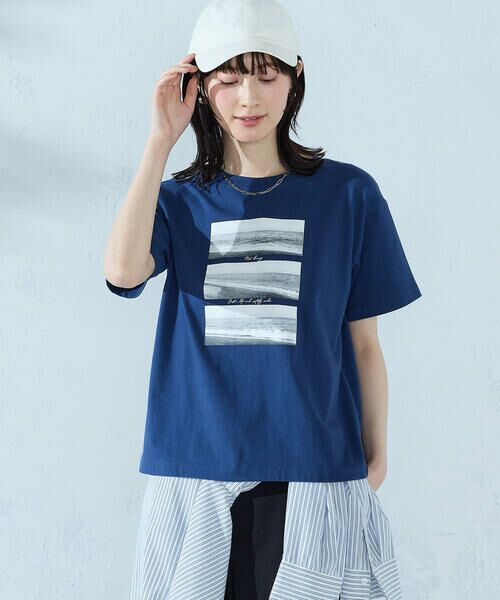 COMME CA ISM / コムサイズム カットソー | フォトプリント Tシャツ | 詳細25