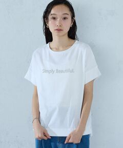 COMME CA ISM / コムサイズム カットソー | ロゴ Tシャツ