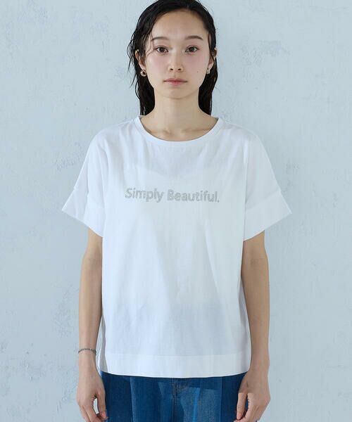 COMME CA ISM / コムサイズム カットソー | ロゴ Tシャツ | 詳細6