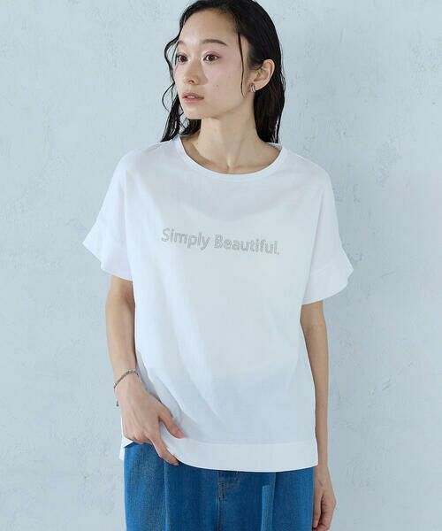 COMME CA ISM / コムサイズム カットソー | ロゴ Tシャツ | 詳細5