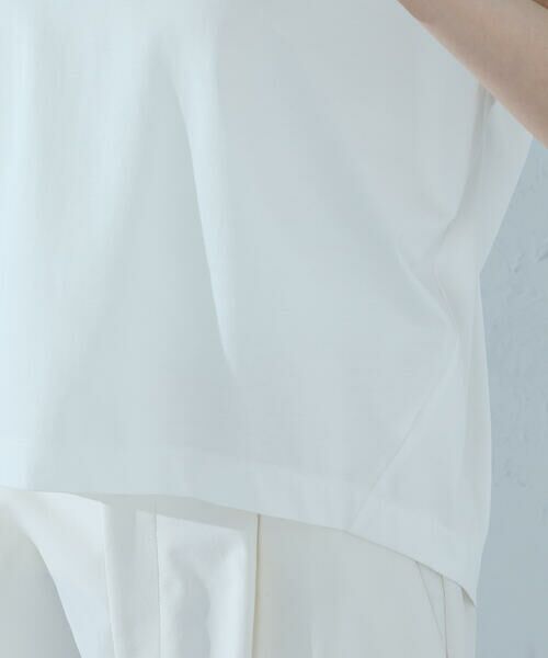 COMME CA ISM / コムサイズム カットソー | 【接触冷感】袖タックTシャツ | 詳細9