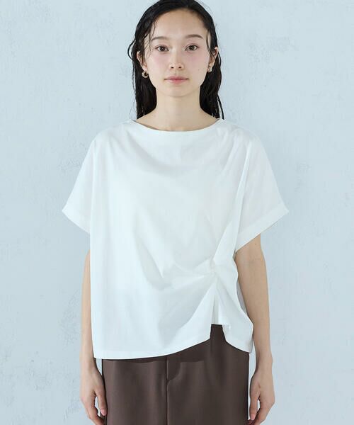 COMME CA ISM / コムサイズム カットソー | 【接触冷感】ツイストタック Tシャツ　 | 詳細5