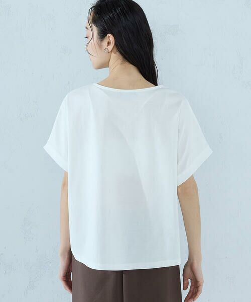 COMME CA ISM / コムサイズム カットソー | 【接触冷感】ツイストタック Tシャツ　 | 詳細7