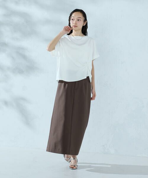 COMME CA ISM / コムサイズム カットソー | 【接触冷感】ツイストタック Tシャツ　 | 詳細2