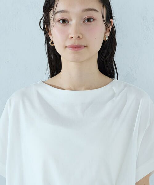 COMME CA ISM / コムサイズム カットソー | 【接触冷感】ツイストタック Tシャツ　 | 詳細8