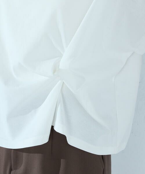 COMME CA ISM / コムサイズム カットソー | 【接触冷感】ツイストタック Tシャツ　 | 詳細10