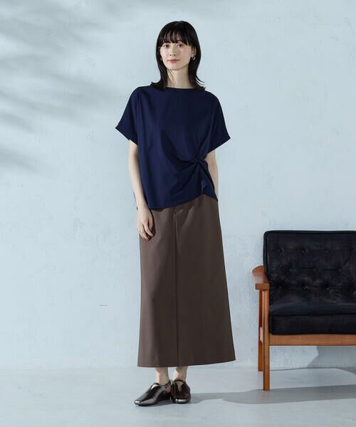 COMME CA ISM / コムサイズム カットソー | 【接触冷感】ツイストタック Tシャツ　 | 詳細20