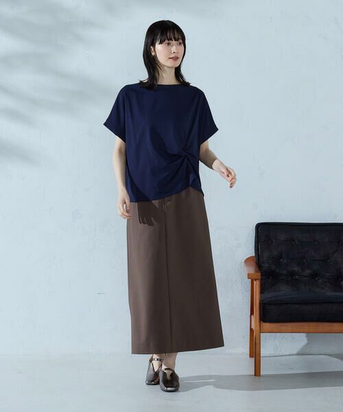 COMME CA ISM / コムサイズム カットソー | 【接触冷感】ツイストタック Tシャツ　 | 詳細21