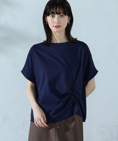 COMME CA ISM / コムサイズム カットソー | 【接触冷感】ツイストタック Tシャツ　 | 詳細22