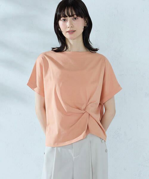 COMME CA ISM / コムサイズム カットソー | 【接触冷感】ツイストタック Tシャツ　 | 詳細26