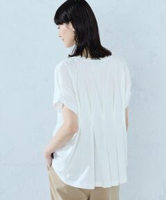 COMME CA ISM / コムサイズム カットソー | 【接触冷感】バックタック Tシャツ