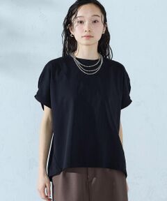 COMME CA ISM / コムサイズム カットソー | 【接触冷感】バックタック Tシャツ