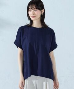 COMME CA ISM / コムサイズム カットソー | 【接触冷感】バックタック Tシャツ