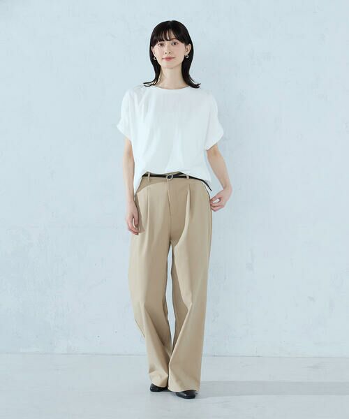 COMME CA ISM / コムサイズム カットソー | 【接触冷感】バックタック Tシャツ | 詳細2