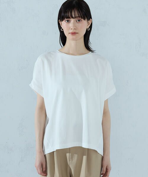 COMME CA ISM / コムサイズム カットソー | 【接触冷感】バックタック Tシャツ | 詳細6