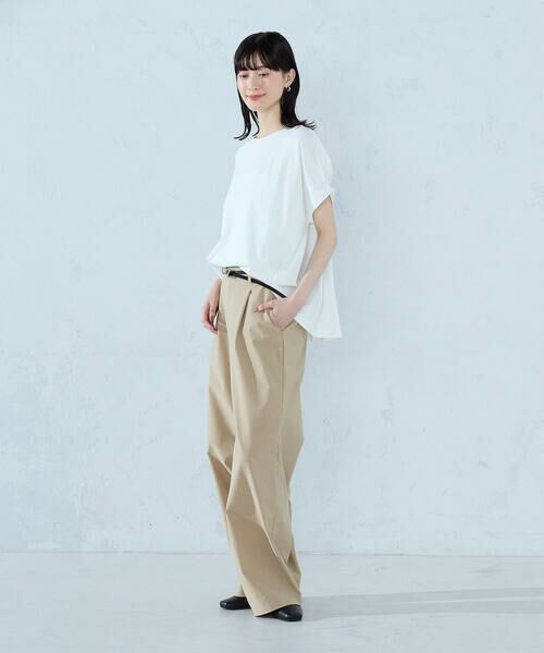 COMME CA ISM / コムサイズム カットソー | 【接触冷感】バックタック Tシャツ | 詳細3