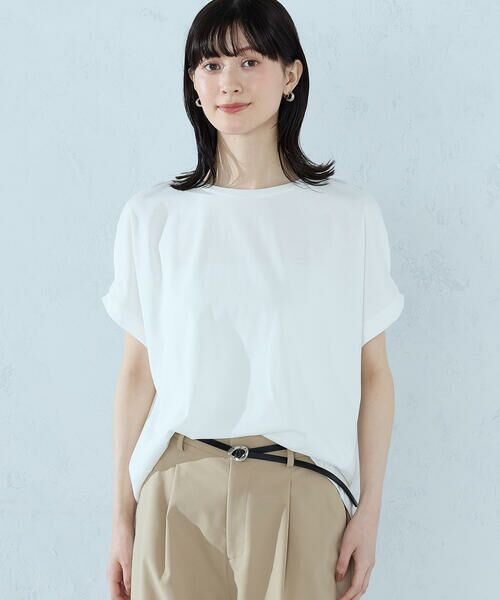 COMME CA ISM / コムサイズム カットソー | 【接触冷感】バックタック Tシャツ | 詳細5