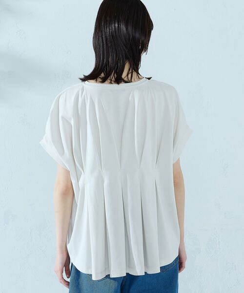 COMME CA ISM / コムサイズム カットソー | 【接触冷感】バックタック Tシャツ | 詳細16