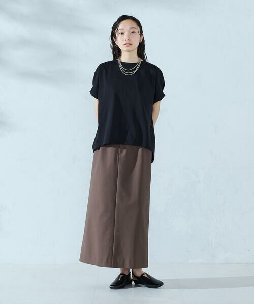 COMME CA ISM / コムサイズム カットソー | 【接触冷感】バックタック Tシャツ | 詳細18