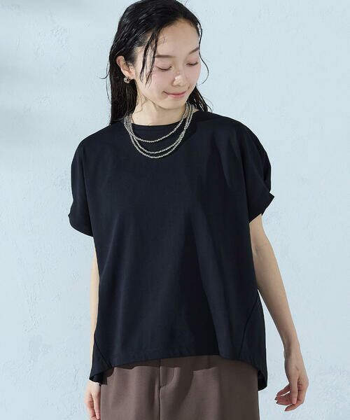 COMME CA ISM / コムサイズム カットソー | 【接触冷感】バックタック Tシャツ | 詳細21