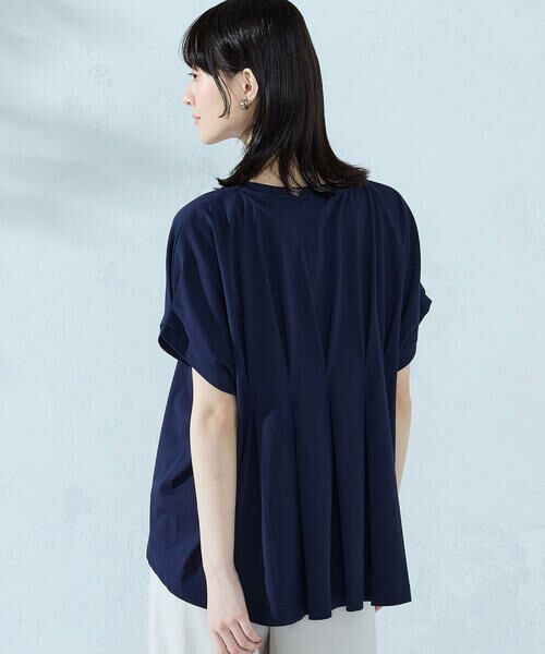 COMME CA ISM / コムサイズム カットソー | 【接触冷感】バックタック Tシャツ | 詳細25