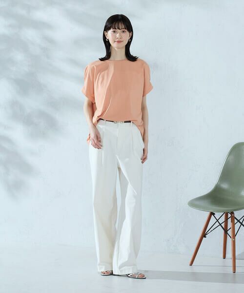 COMME CA ISM / コムサイズム カットソー | 【接触冷感】バックタック Tシャツ | 詳細27